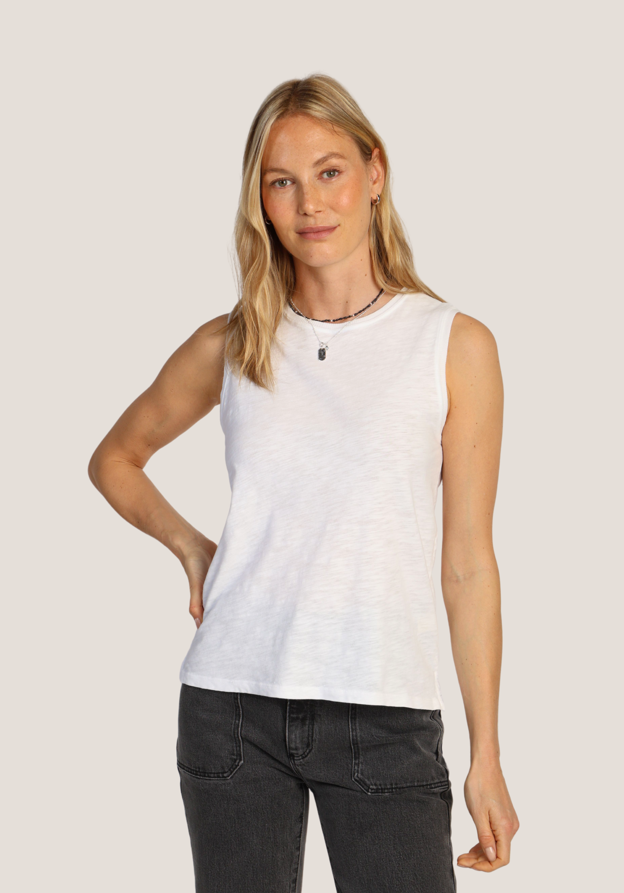 Sleeveless Modern Crew