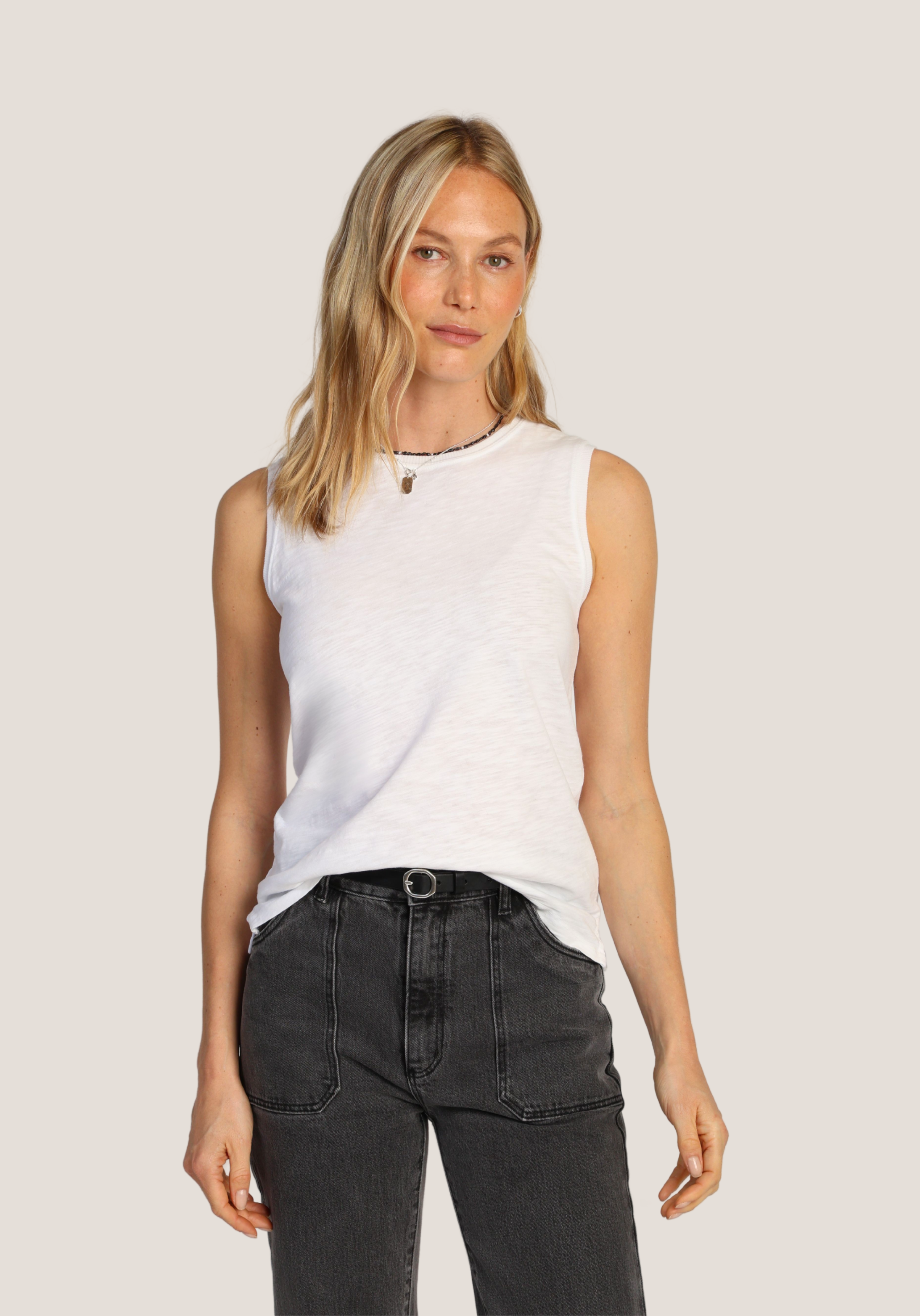 Sleeveless Modern Crew