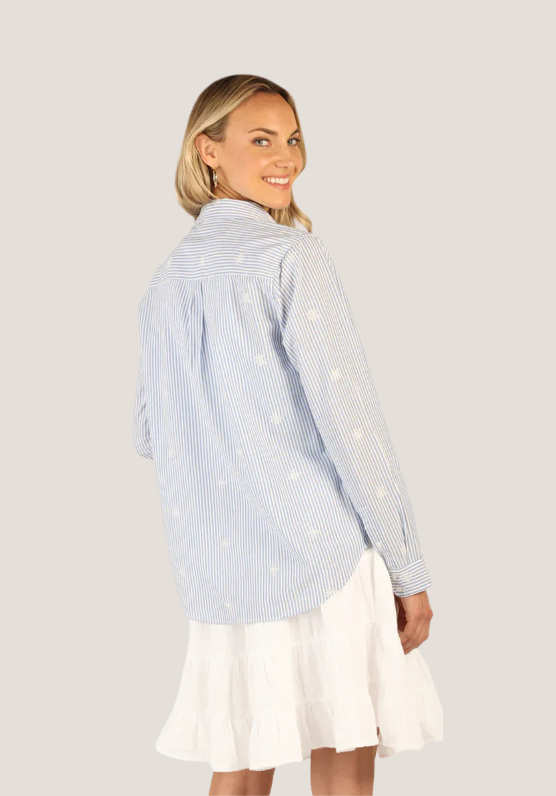 Sloan Stripe Taylor Shirt