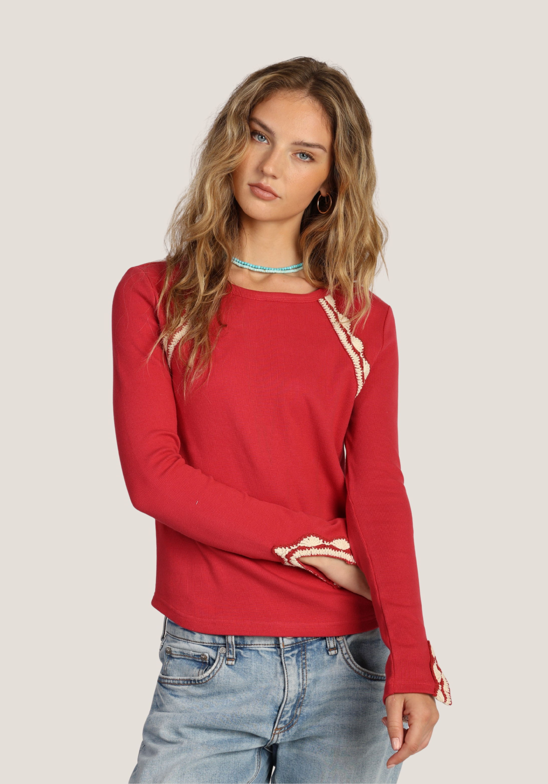 Beau Crochet Tee