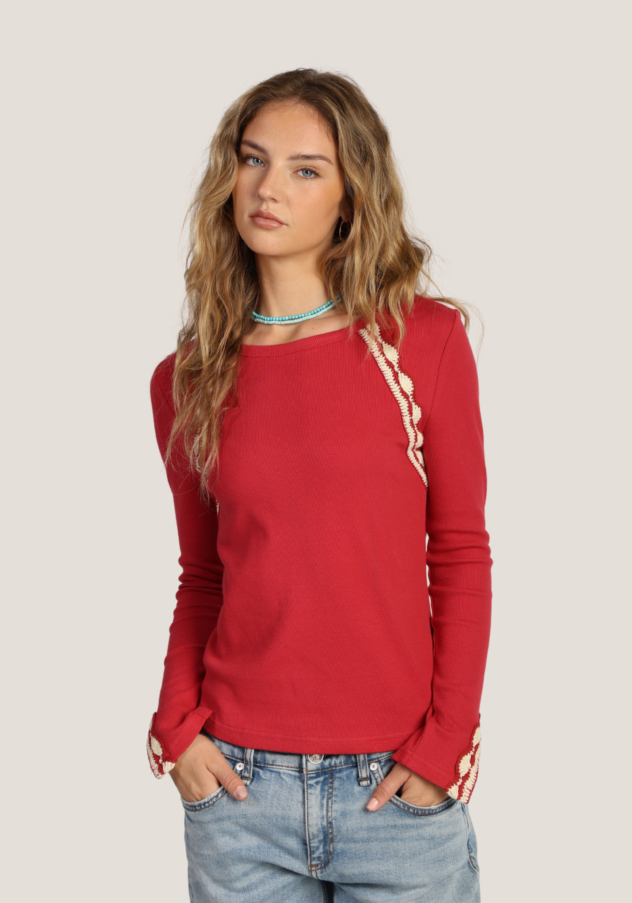 Beau Crochet Tee