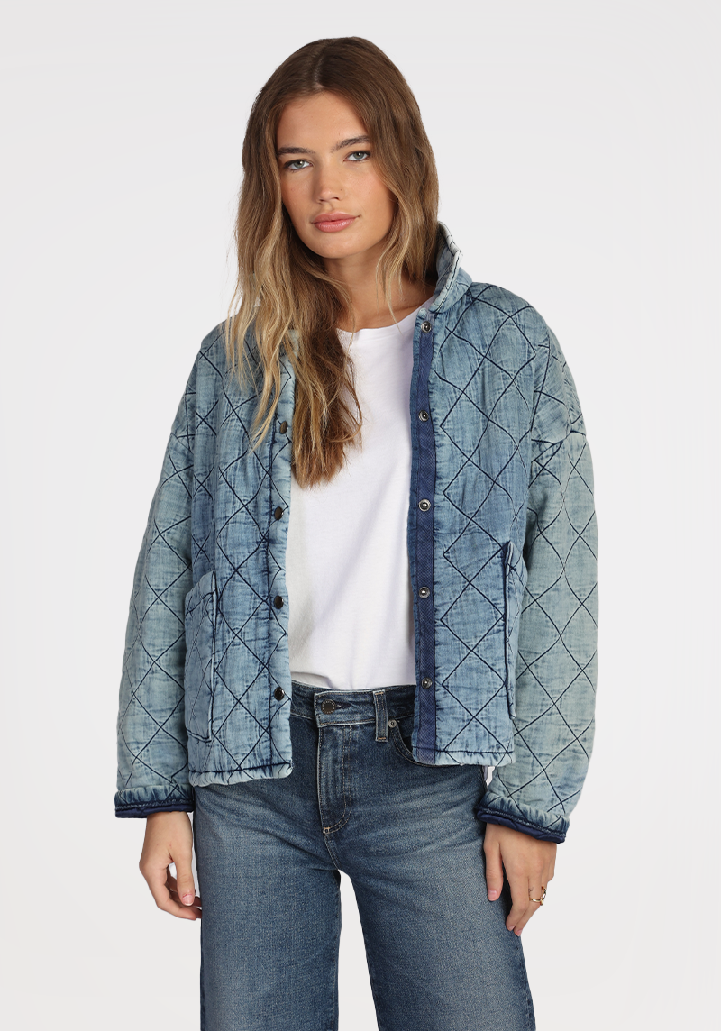 Satin 2025 quilted jacket