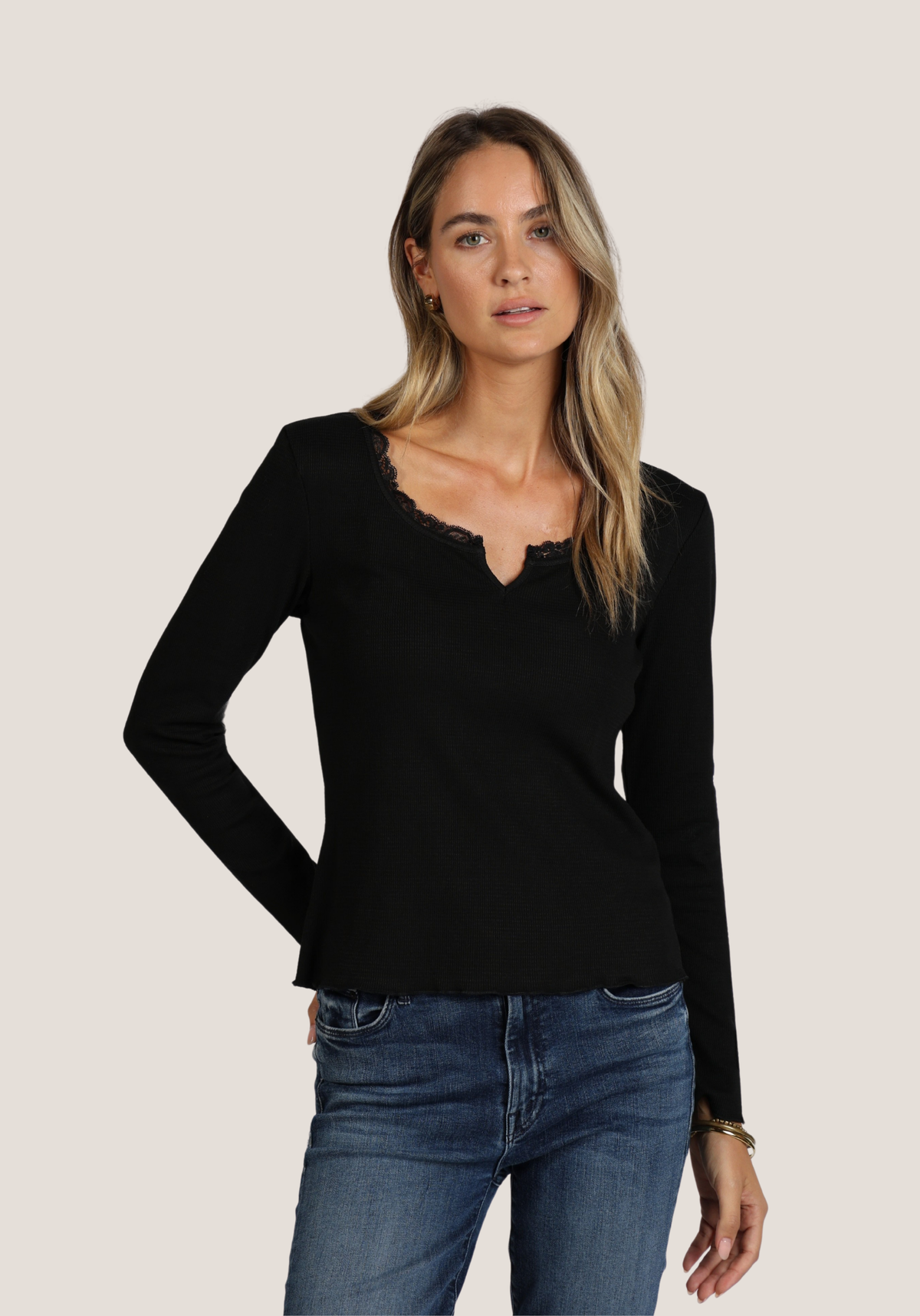 Elle Scoop Neck Top