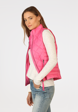 Fitted Zip Vest w/Zipper and Pockets