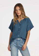S/S Ragland Button Front Shirt