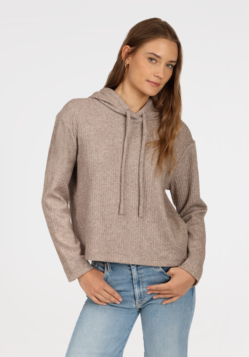 Brushed Rib Hoodie