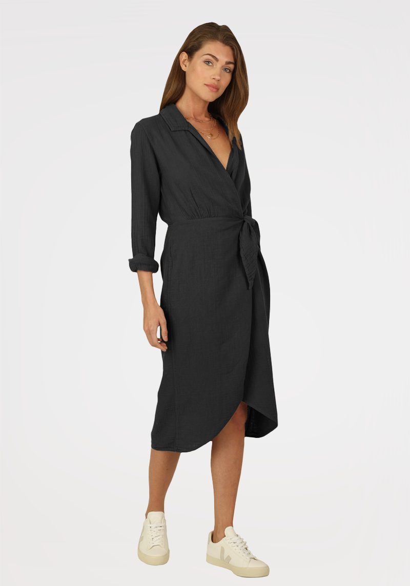 LS Wrap Dress