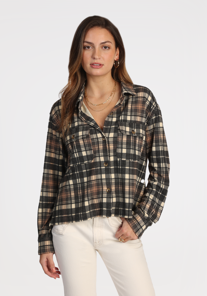 Crop Shirt Jacket