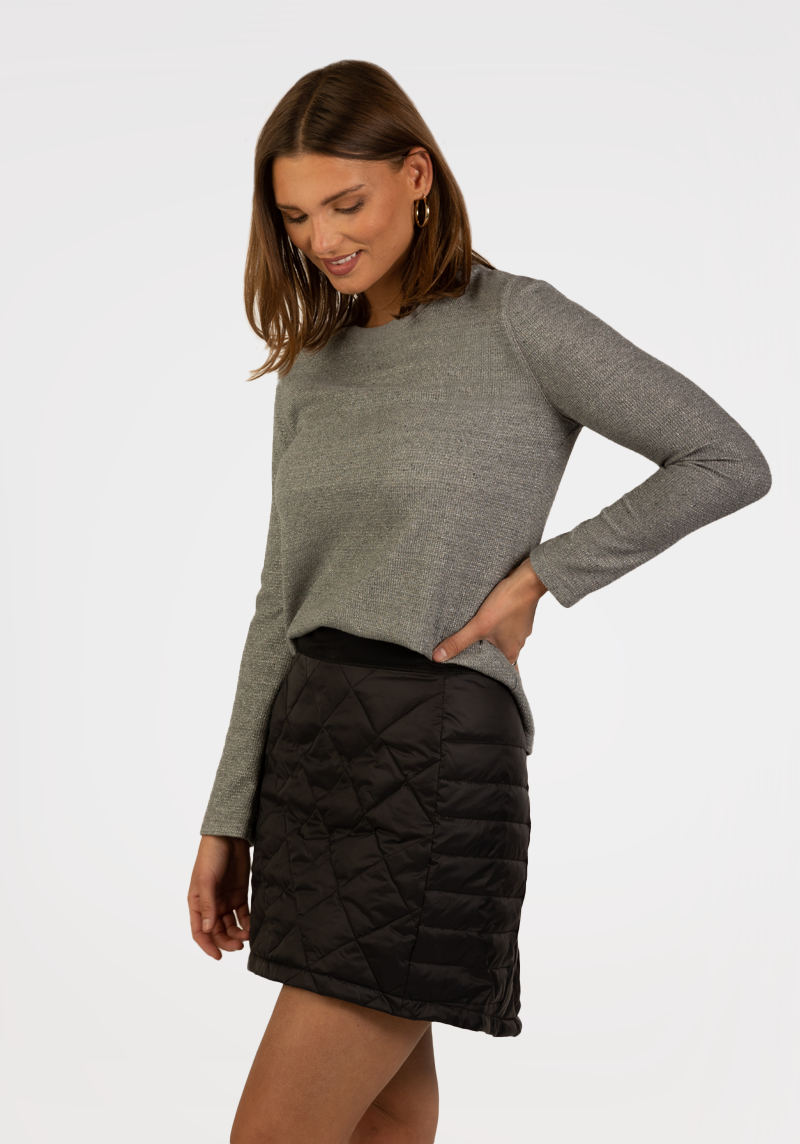 Short Quilted Skirt