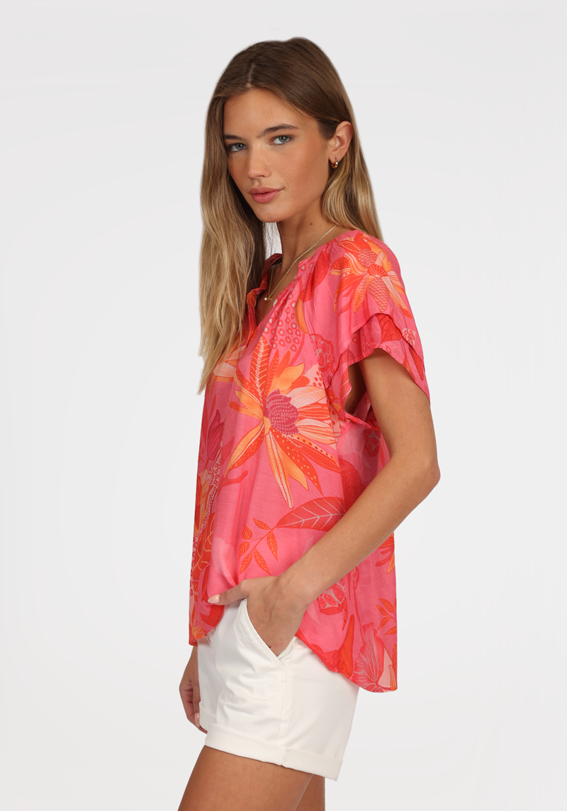 Charlie Ruffle Blouse - Final Sale