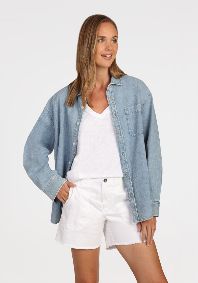 Denim Pocket Shirt -