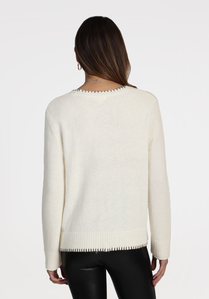 Everyday Blanket Stitch Sweater