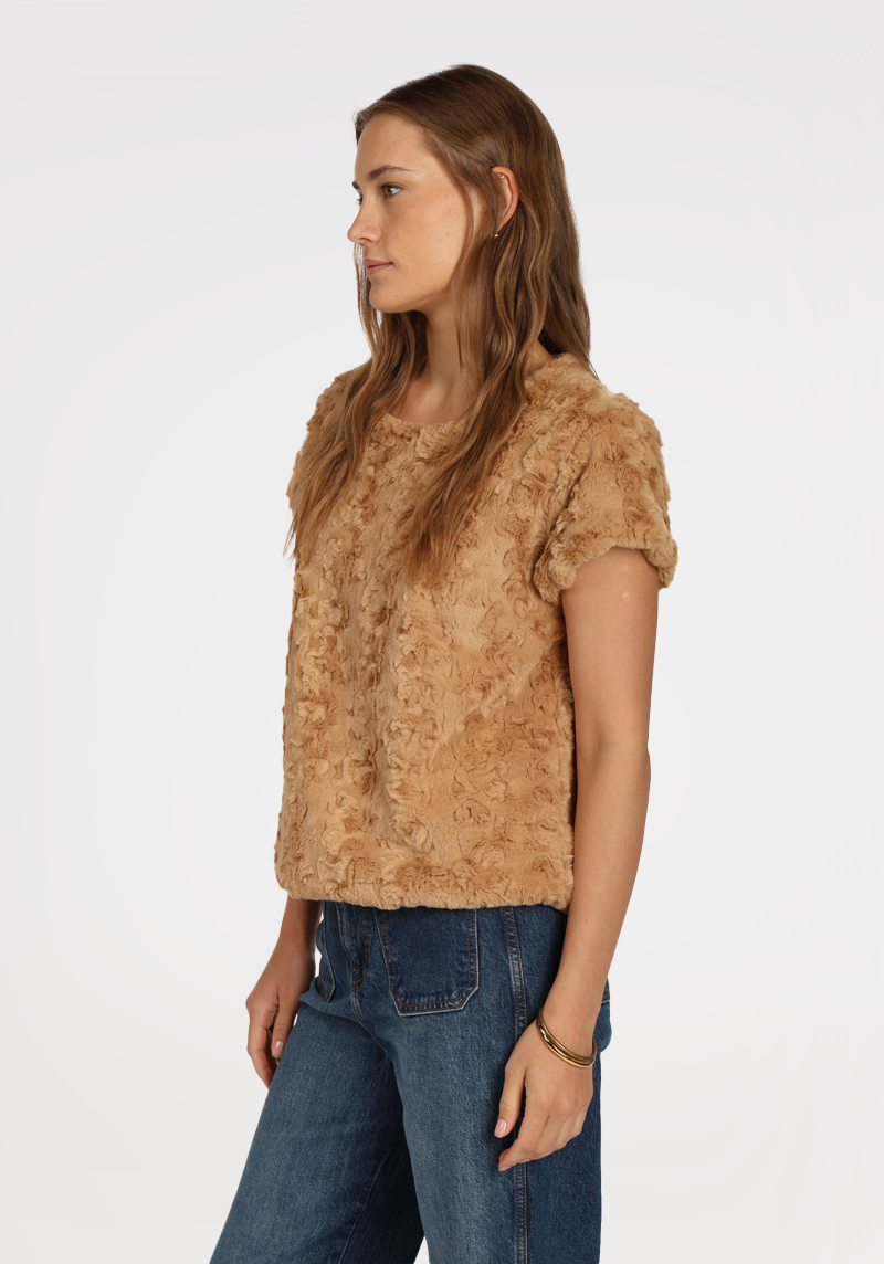 Grace Faux Fur Top