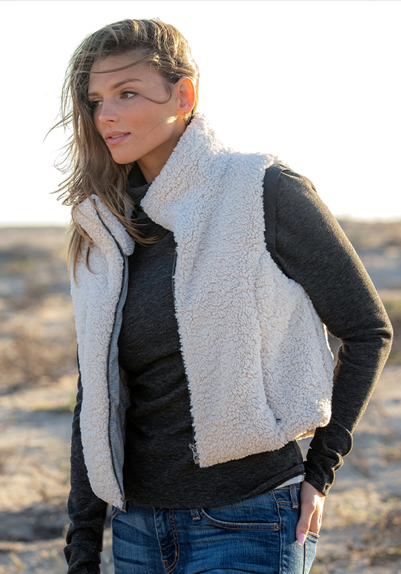 Modern Cody vest w/ Heather Knit Lining