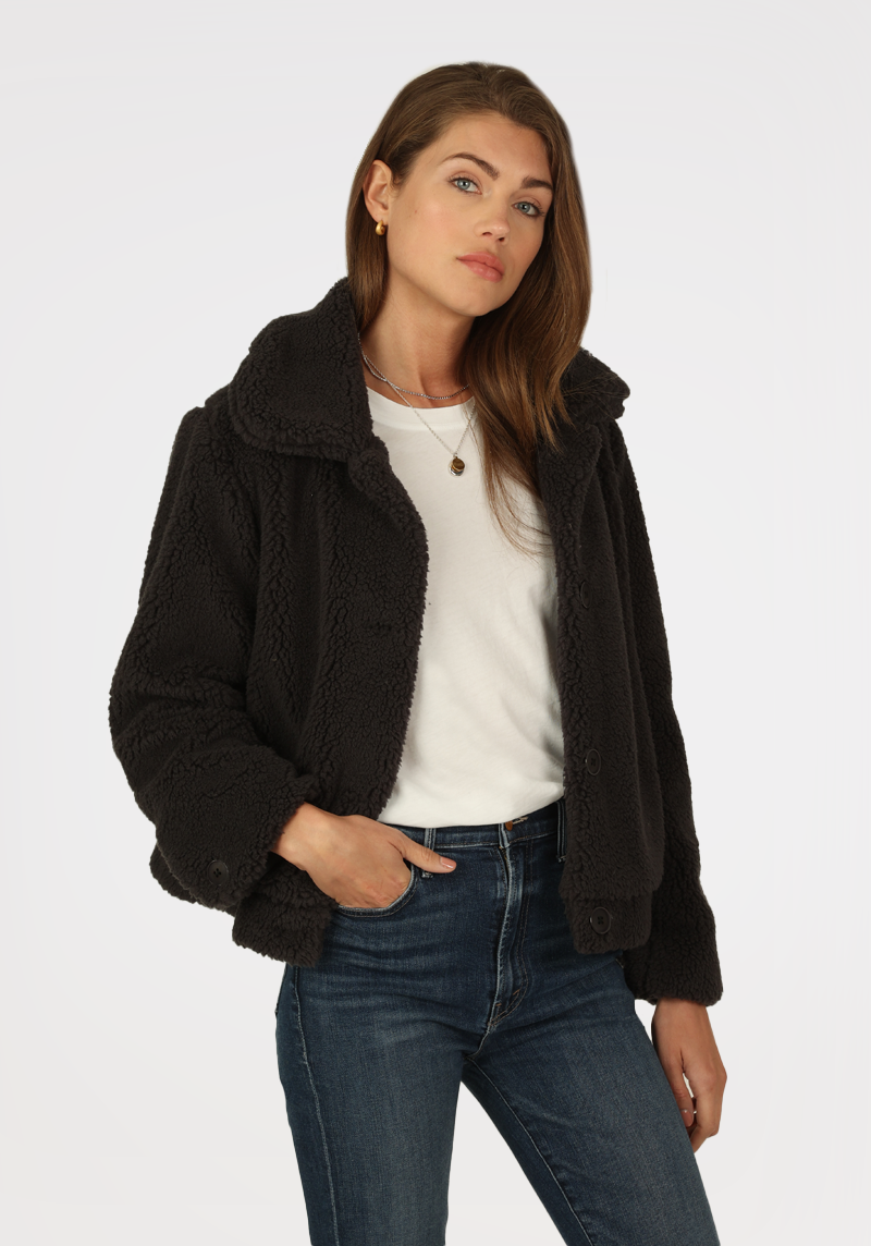 Moto Jacket w/ Lined Pockets