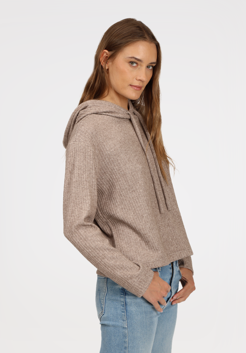 Brushed Rib Hoodie