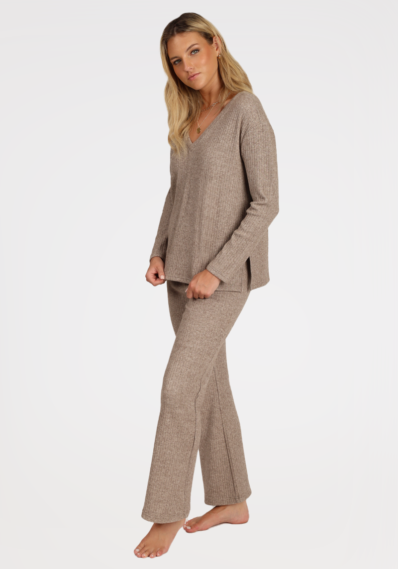 Brushed Rib Pant