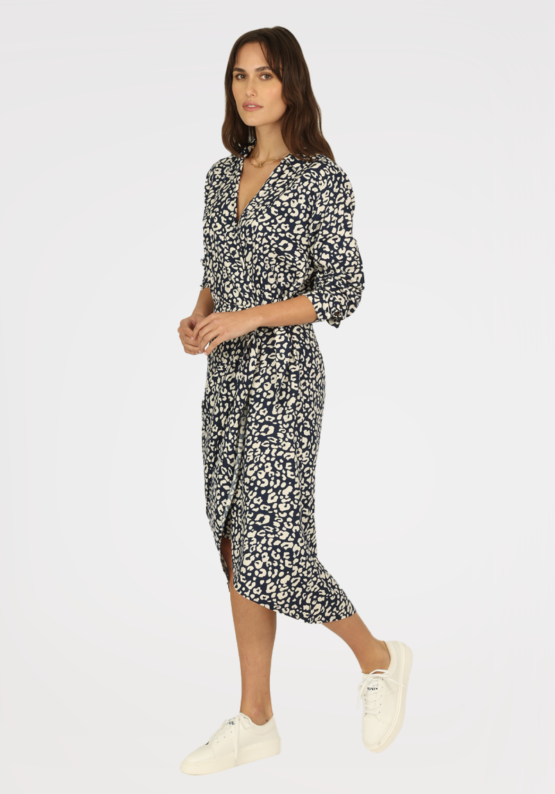 Leopard Wrap Dress