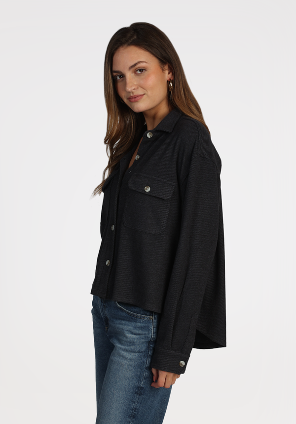 Crop Shirt Jacket