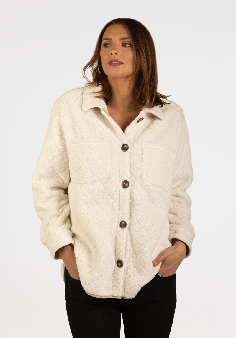 Quilted Maye Sherpa