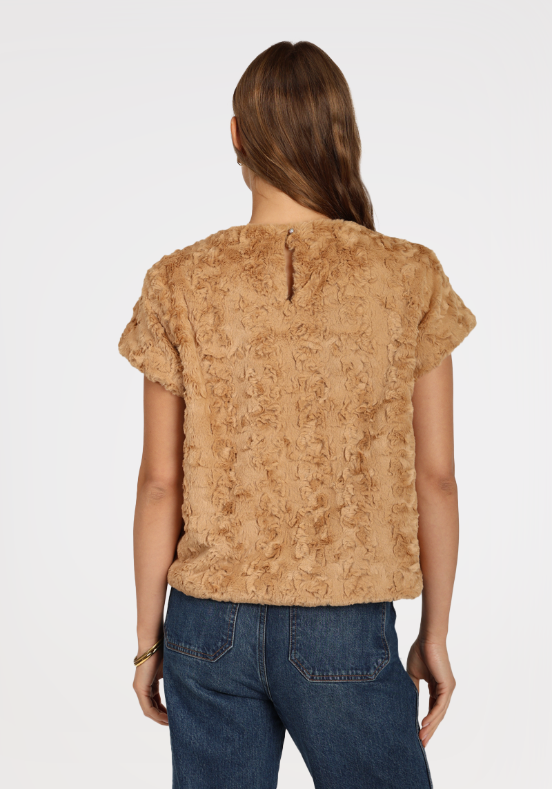 Grace Faux Fur Top