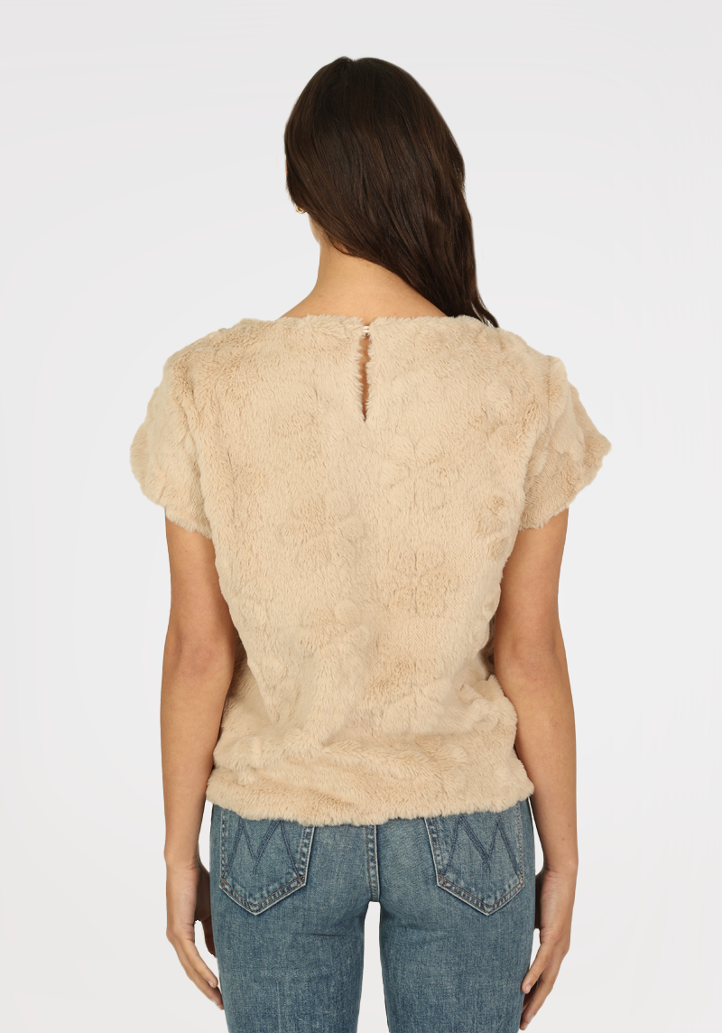 Grace Faux Fur Top