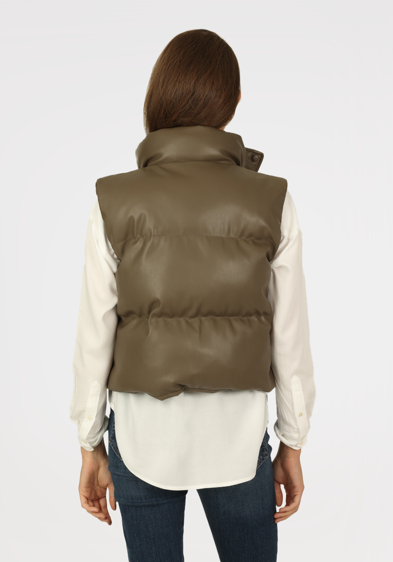 Vegan puffer shop vest