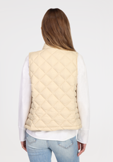 Quilted Nylon Zip Vest