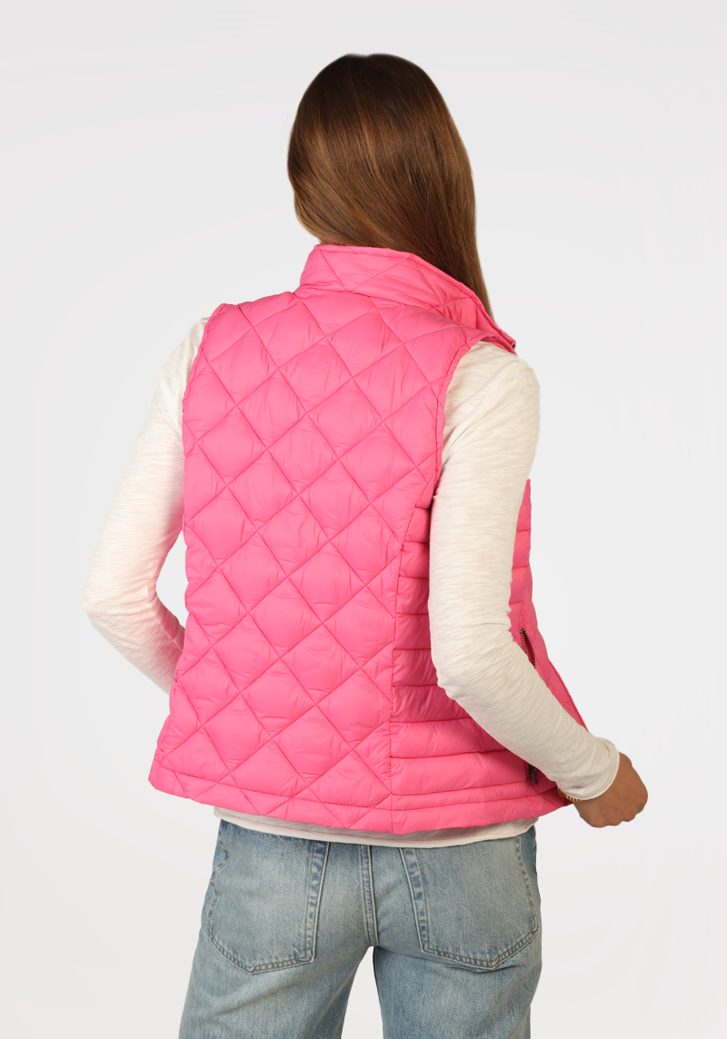 Fitted Zip Vest w/Zipper and Pockets