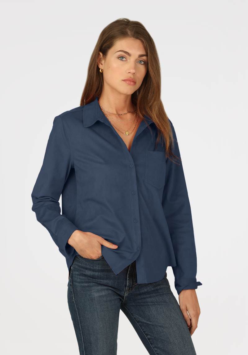 Roxy Suede Shirt