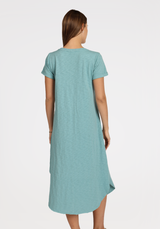 SS V Tee Midi Dress