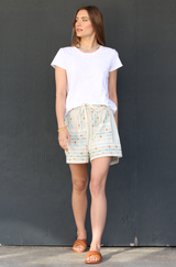Slub Cotton Cotton Mid Rise Crew