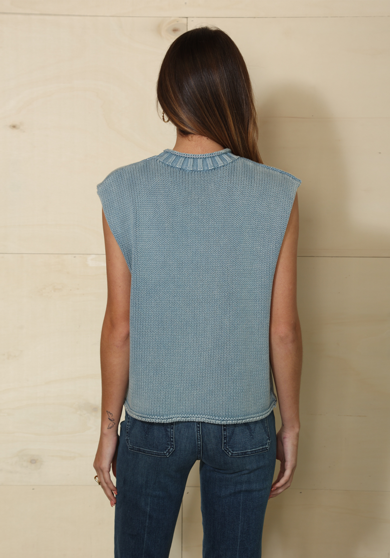 Faded Denim Hudson Sweater