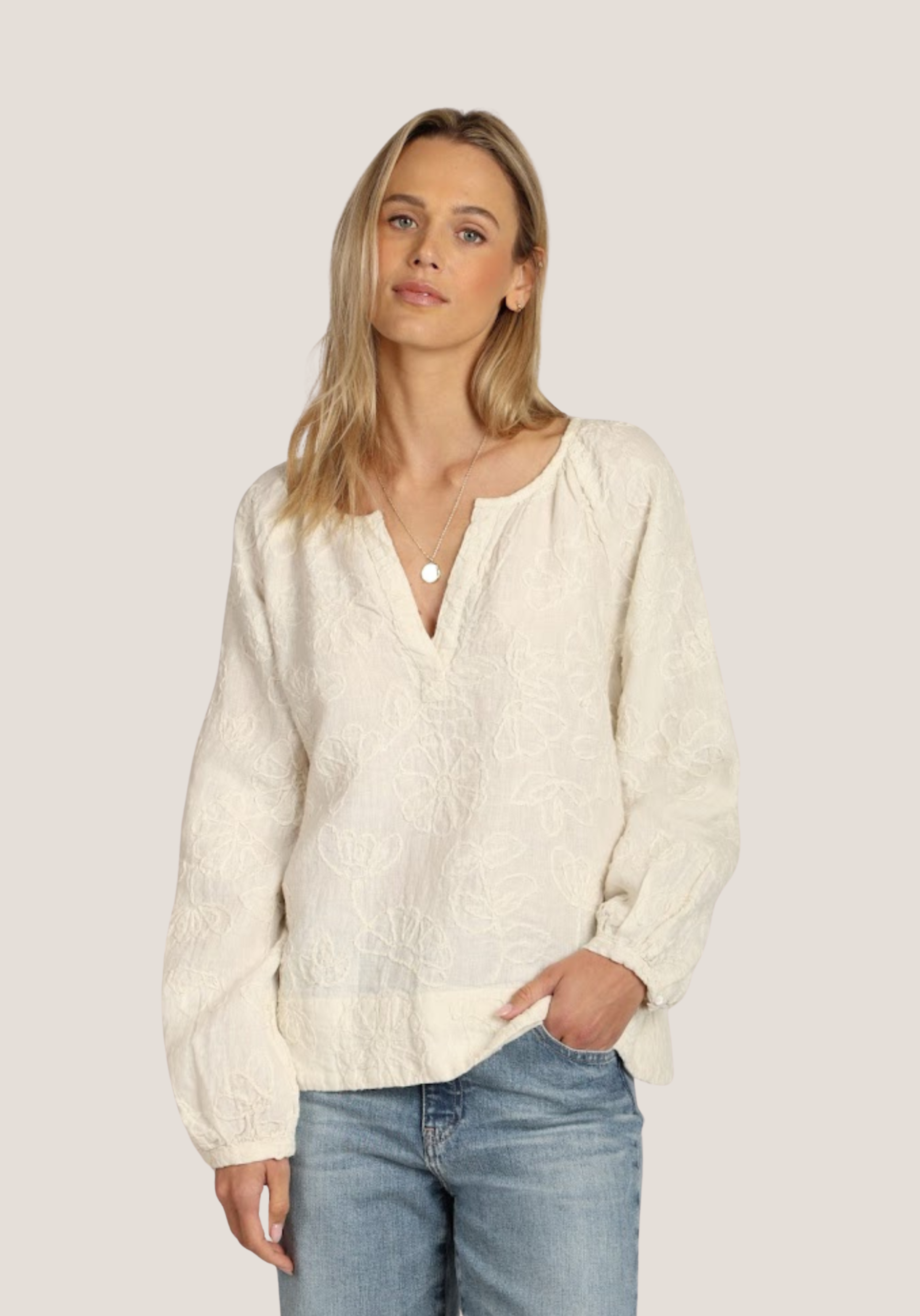 Adelie Embroidered Blouse