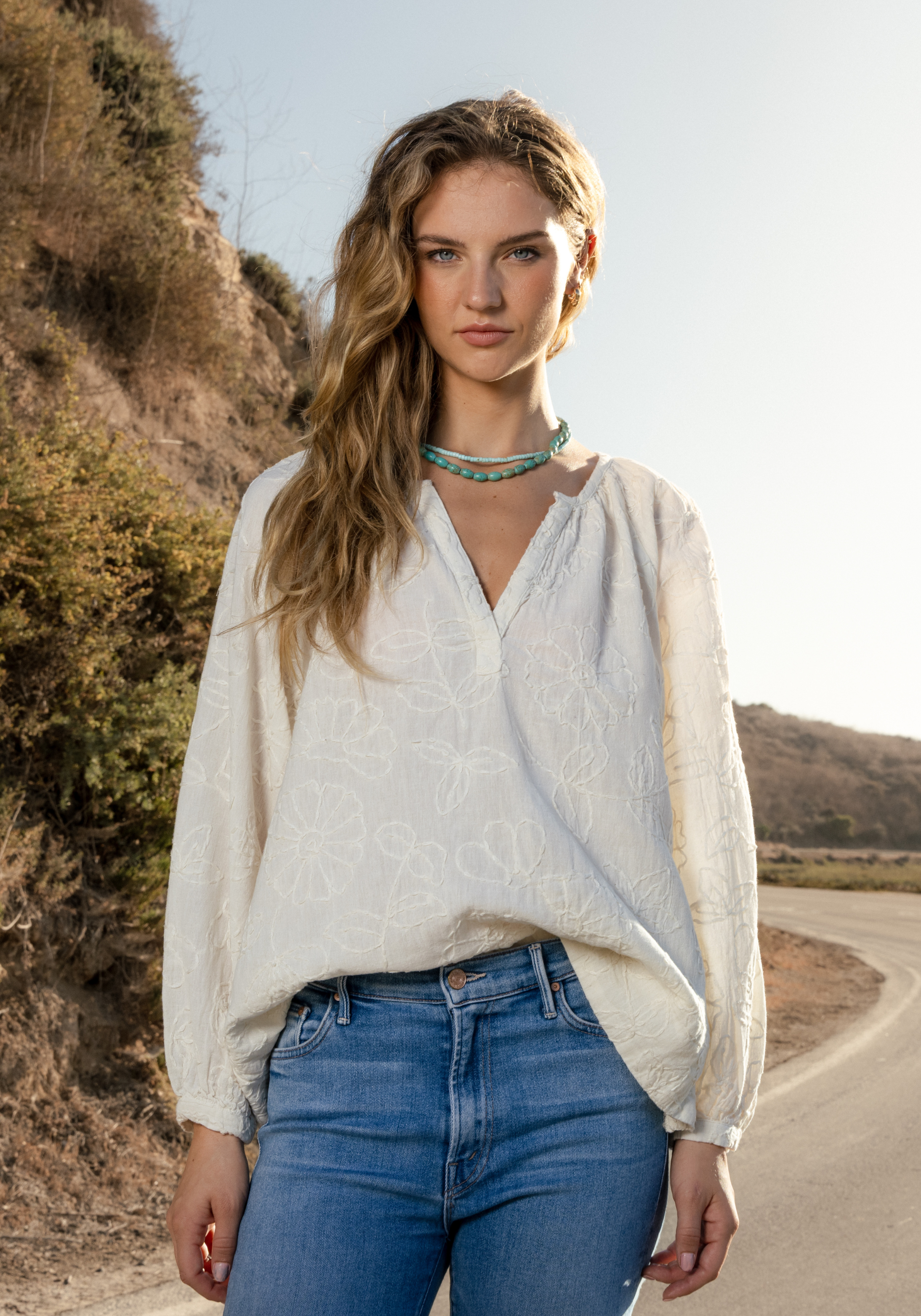 Adelie Embroidered Blouse