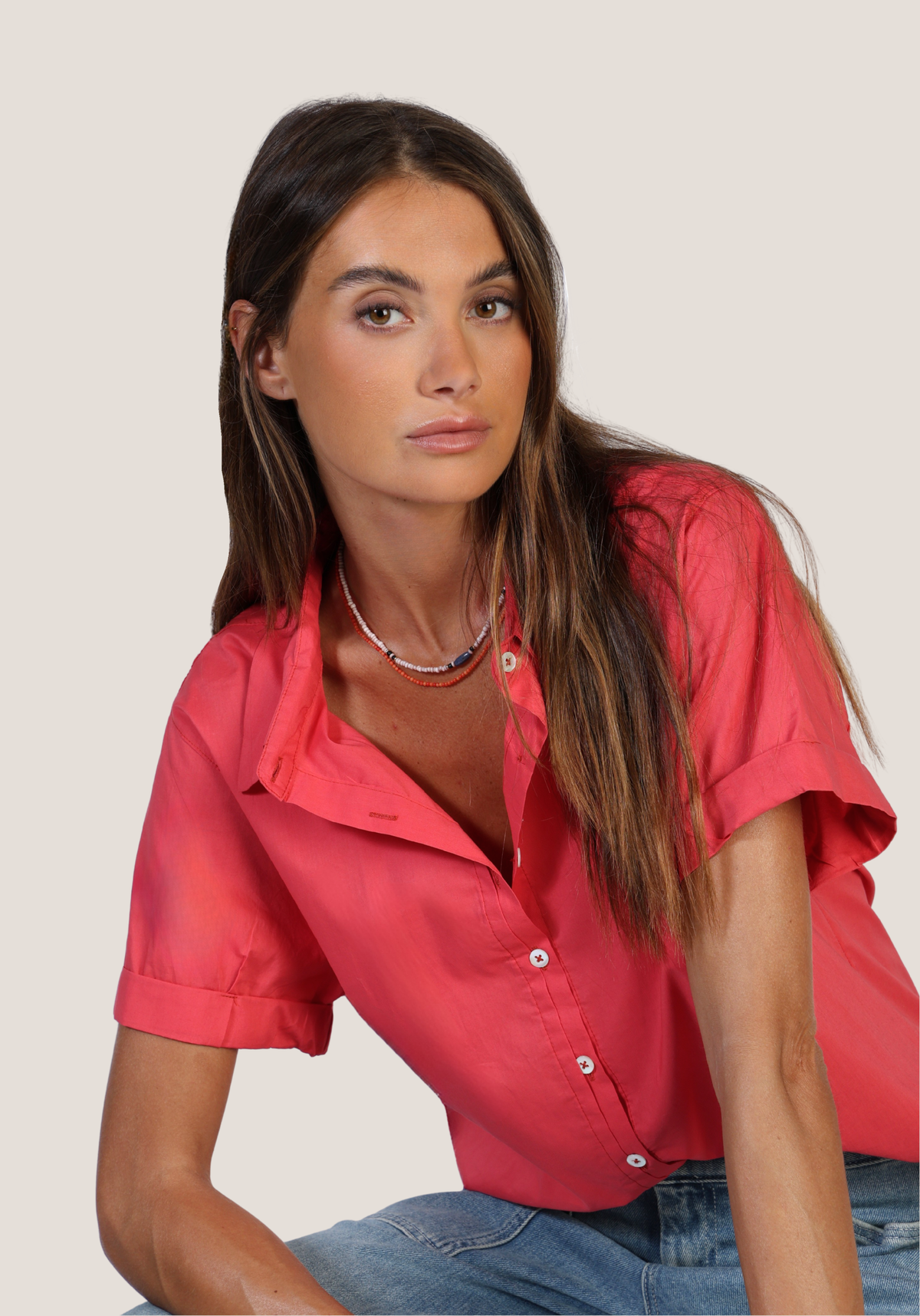 S/S Roll Sleeve Shirt