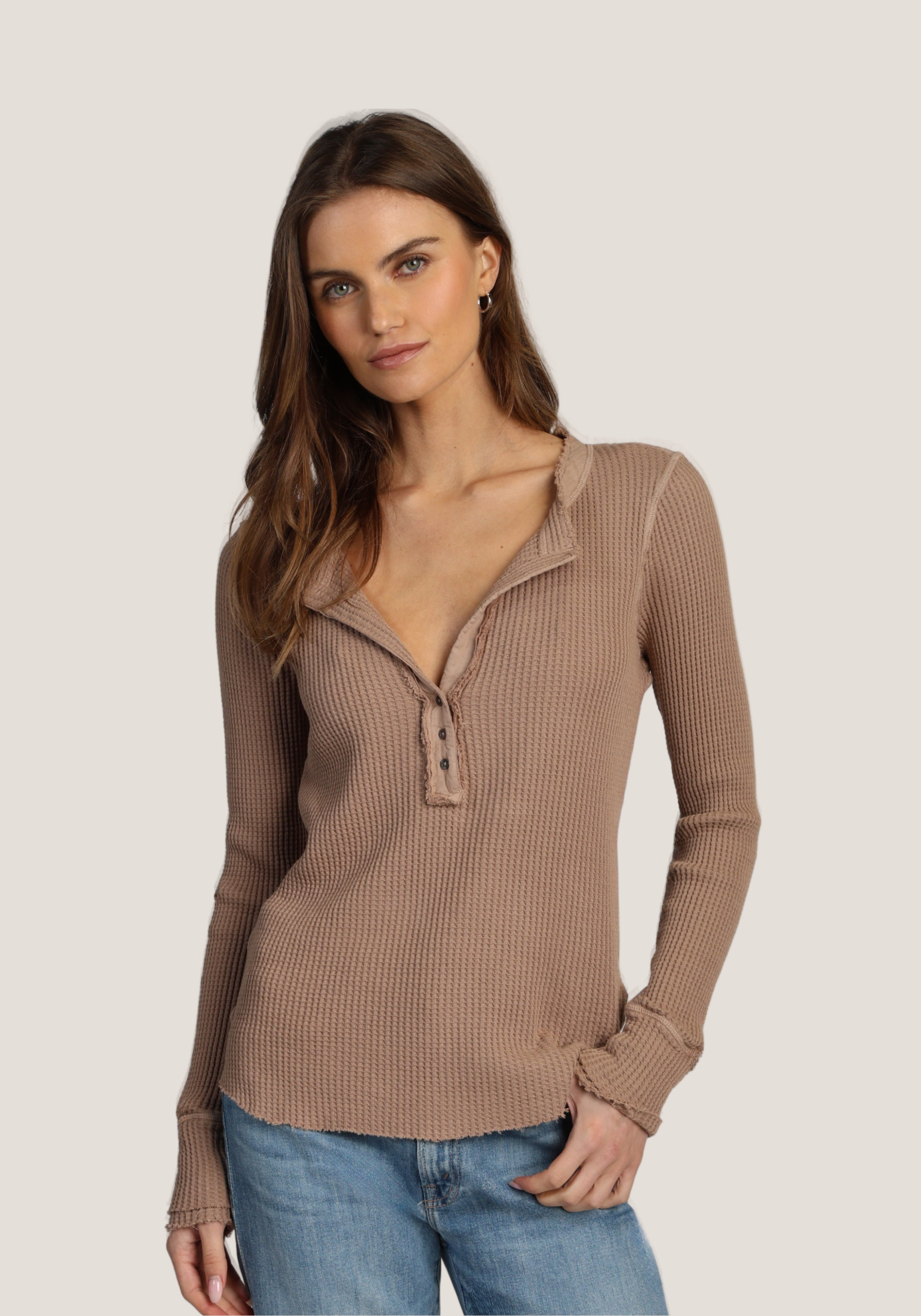 Brooks Button Top