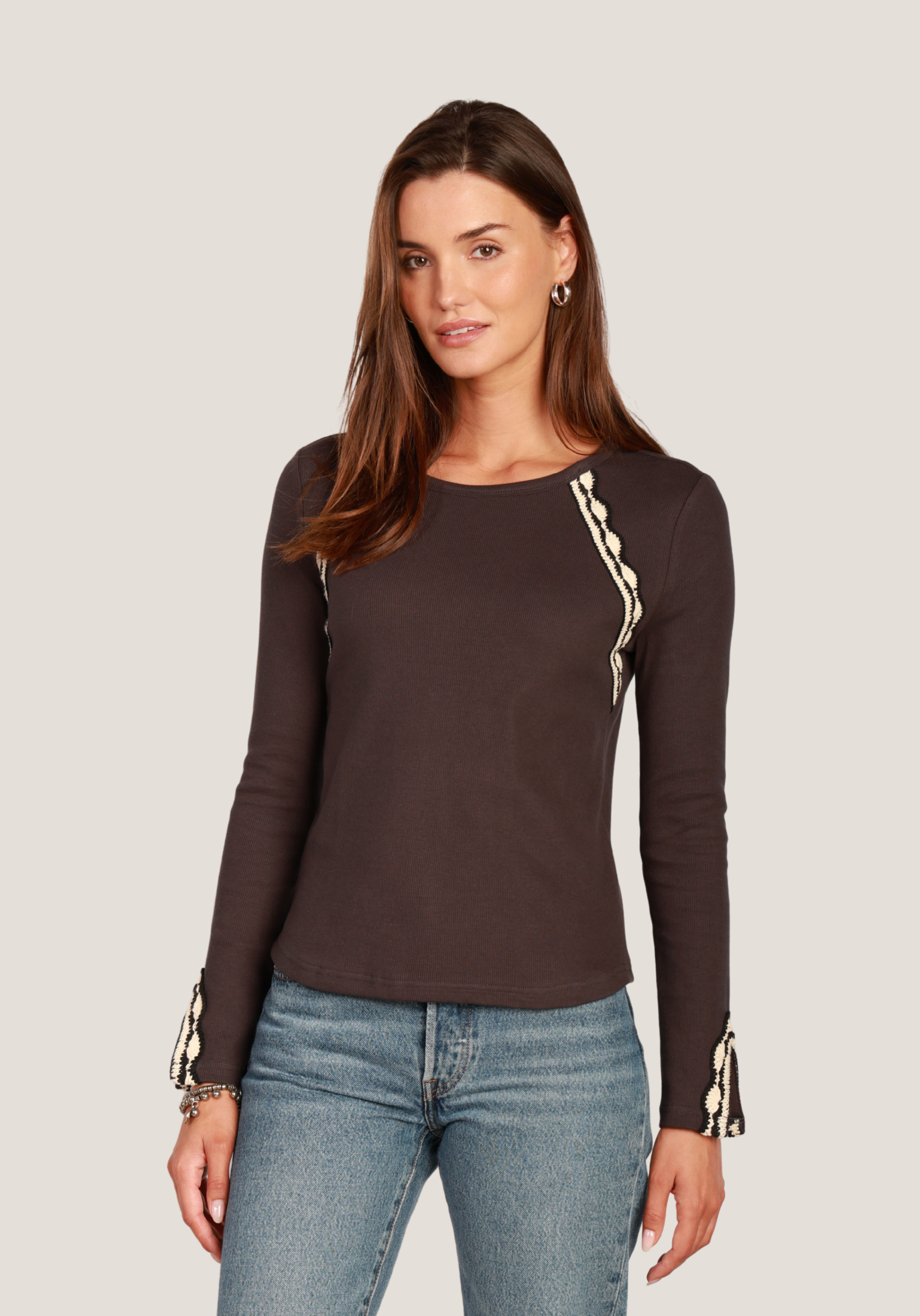 Beau Crochet Tee