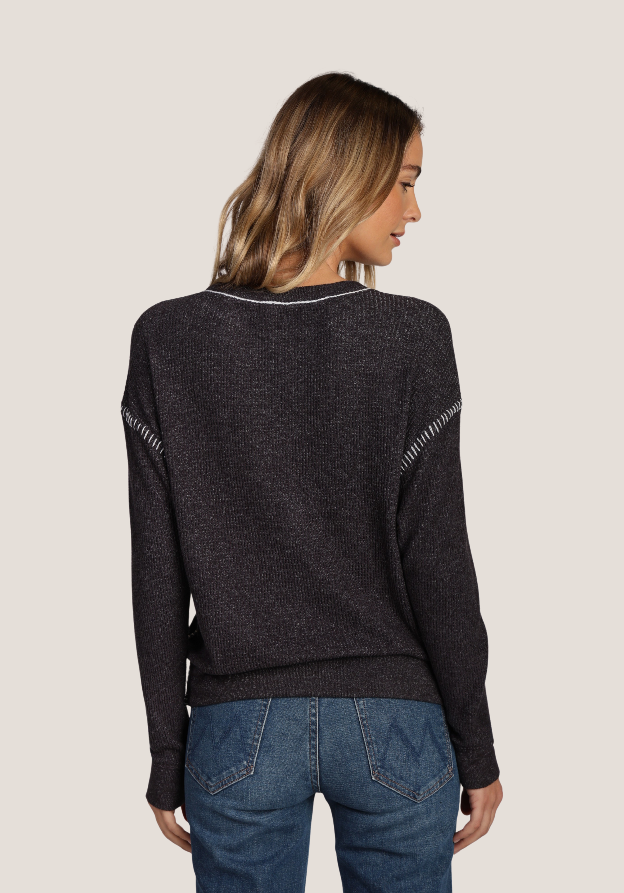 Blanket Stitch Sweatshirt