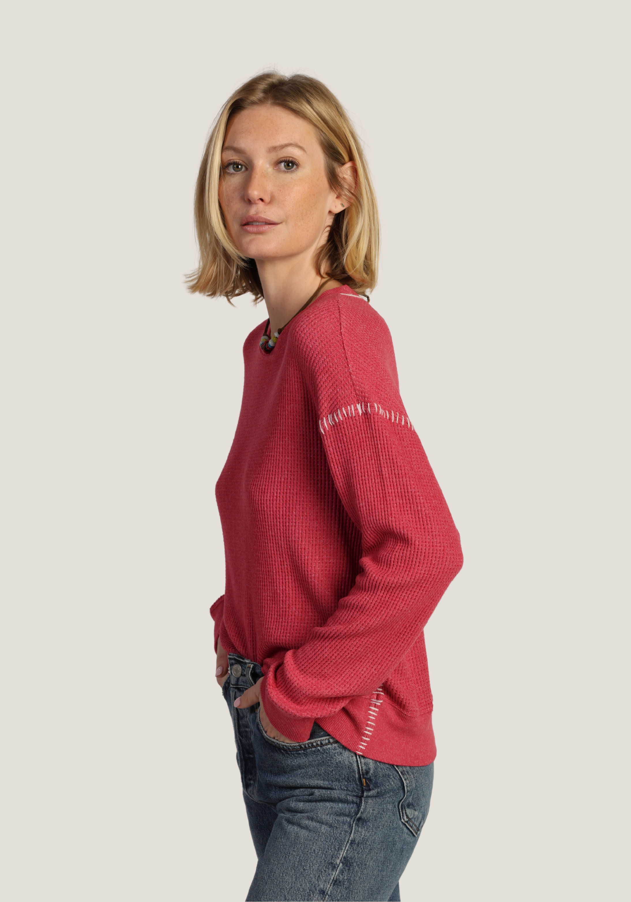 Blanket Stitch Sweatshirt