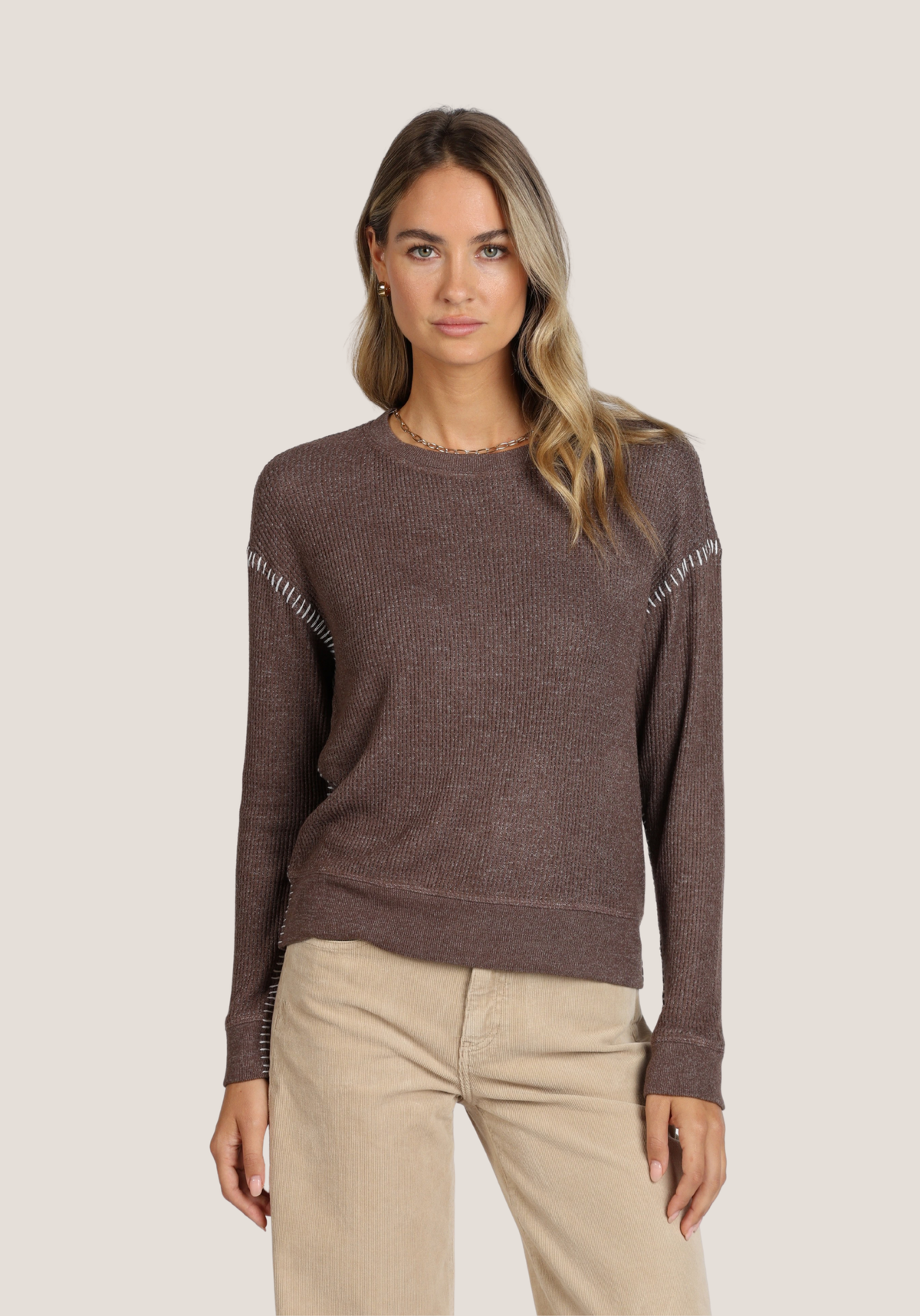 Blanket Stitch Sweatshirt
