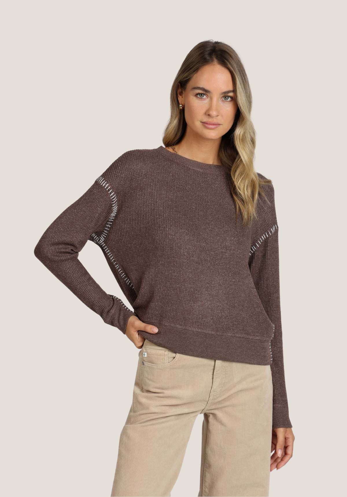 Blanket Stitch Sweatshirt