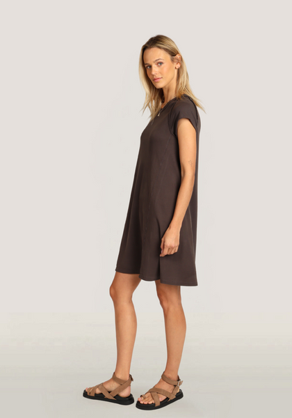 Boden Jersey Dress CHARCOAL / XS