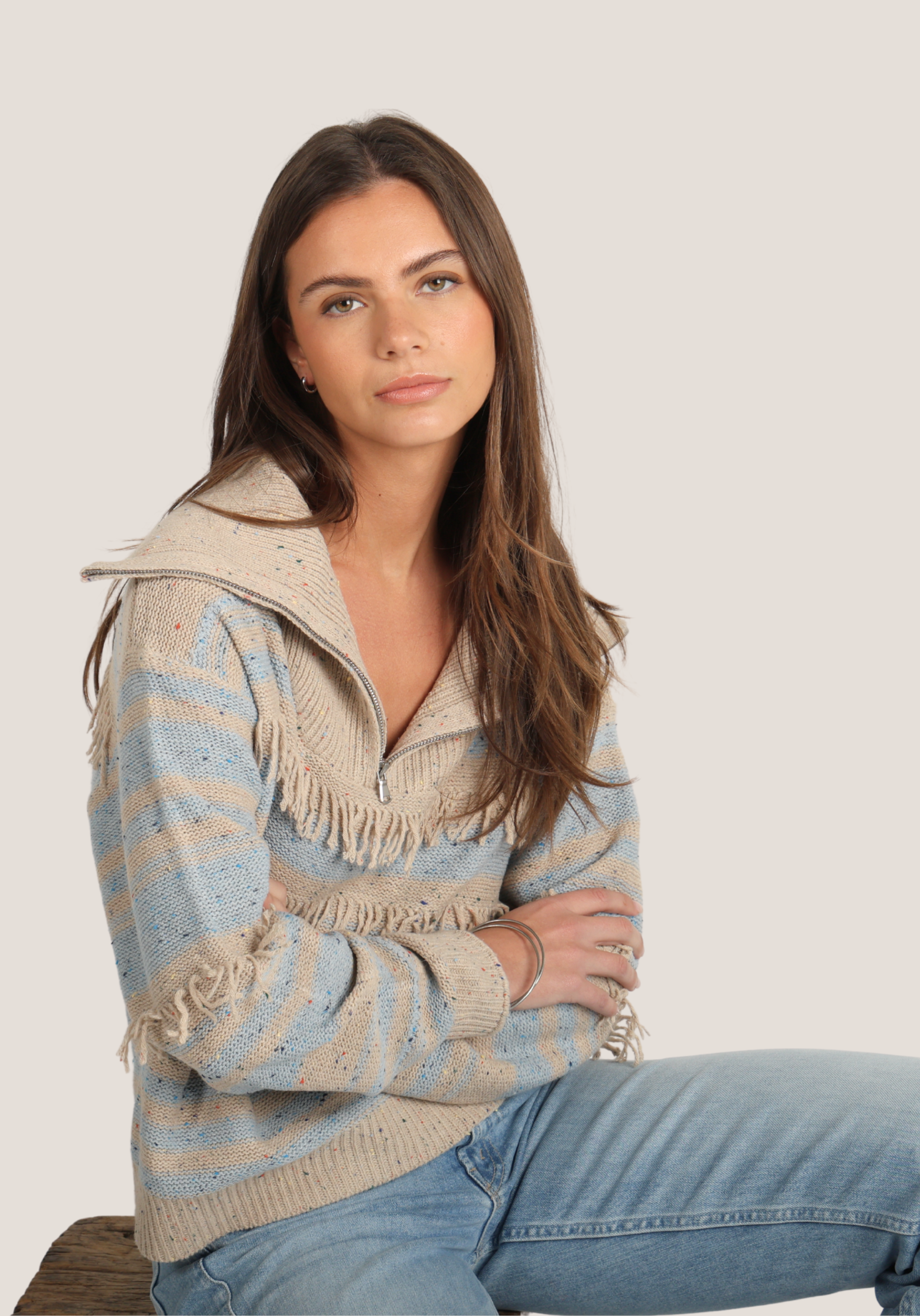 Cassidy Fringe Sweater