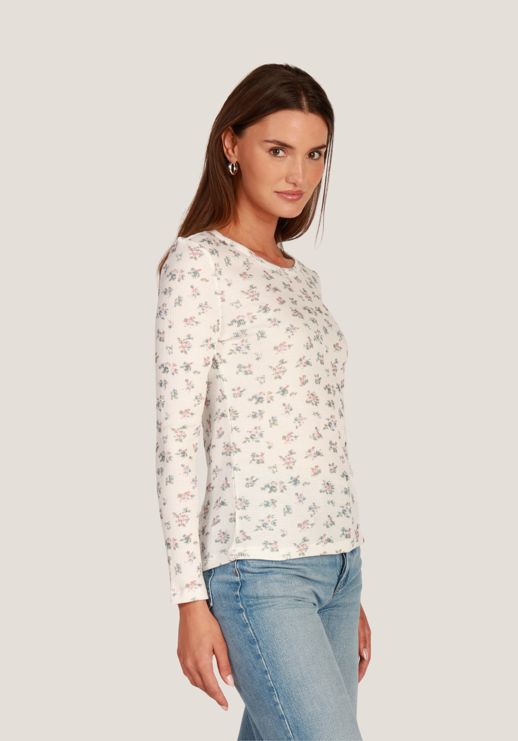 Calico Thermal Top