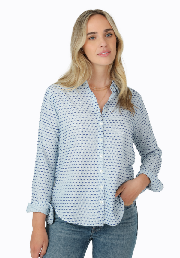 Chambray Taylor Top