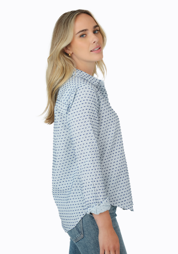 Chambray Taylor Top