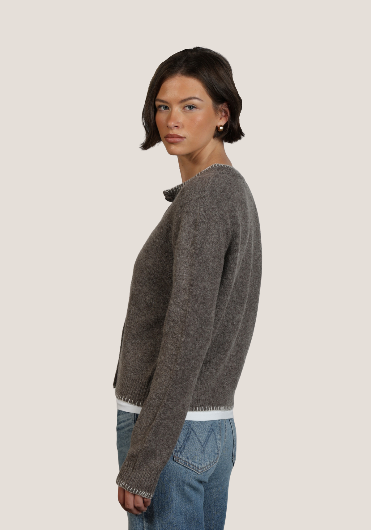 Classic Crewneck Cardigan