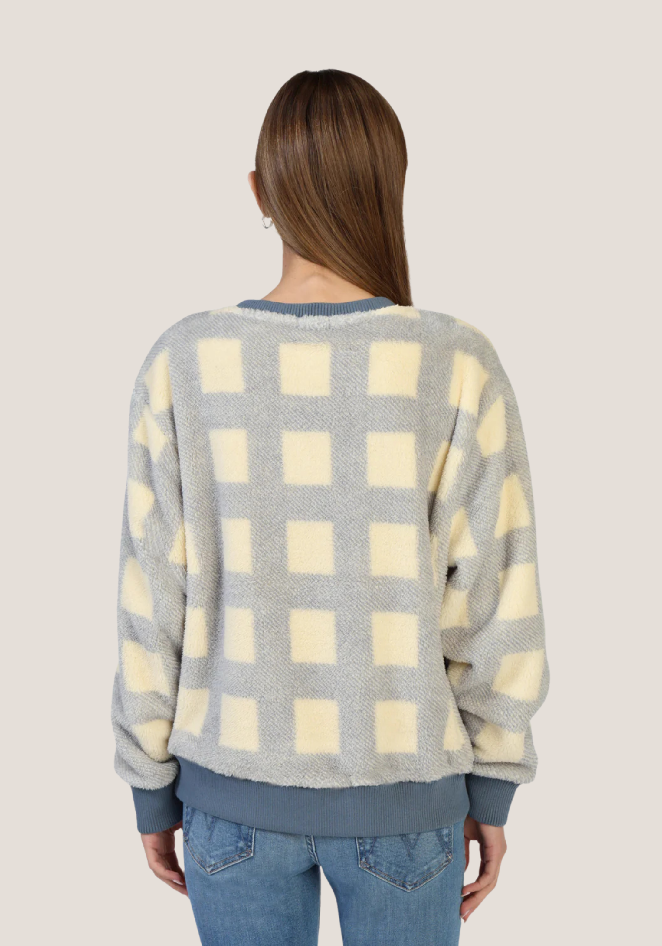 Cozy Plaid Sweatshirt