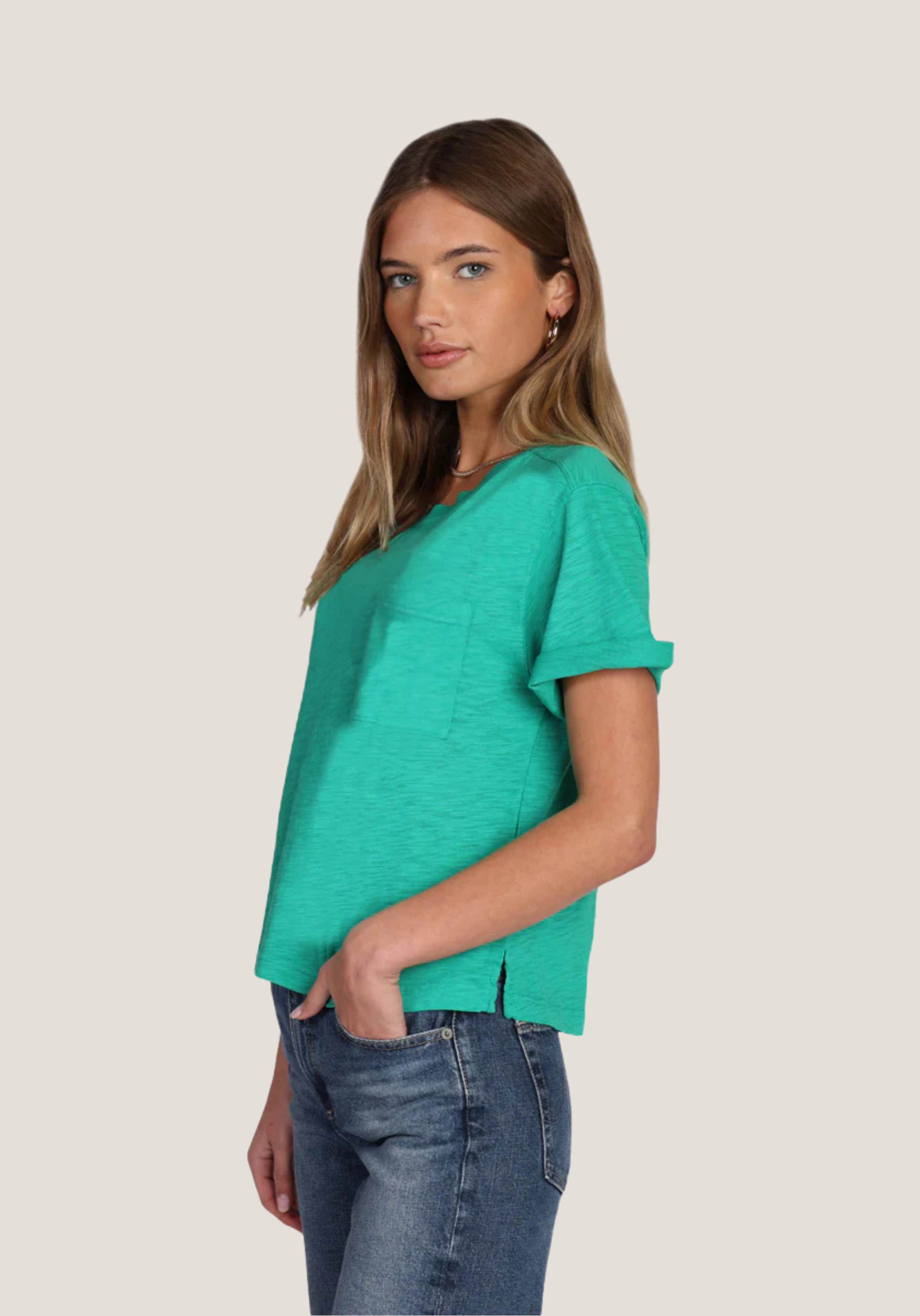Crew Tee w/Pocket